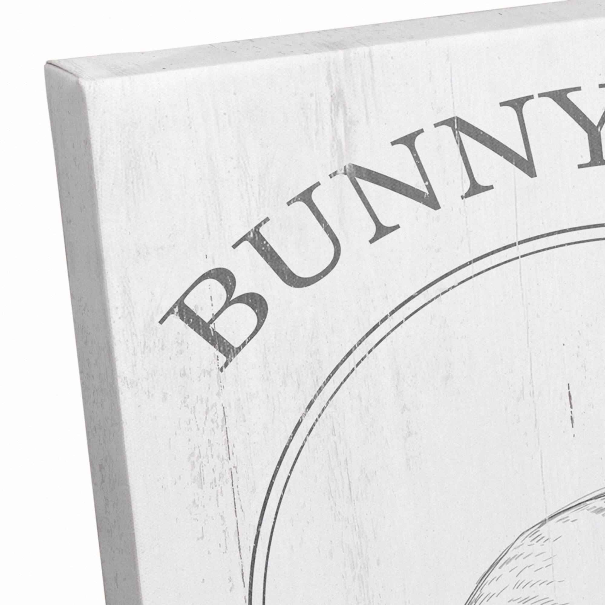 Bunny Feed Hippity Hop Grain Co. Canvas Wall Art